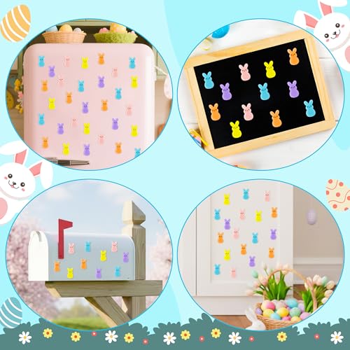 Imanes decorativos WATINC con diseño de conejo, pack 30 piezas miniatura 4