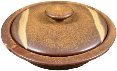 Miniatura 1 de PRADO STONEWARE COLLECTION - Plato para hornear cacerola coleccionable y funcional, calentador de tortillas, color marrón rústico