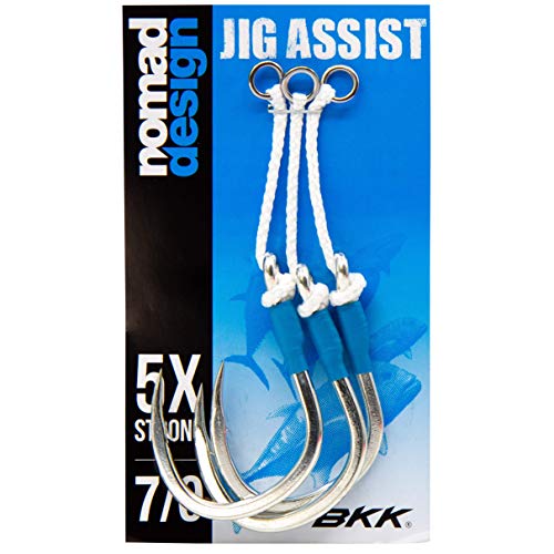 Nomad Design Jigging Assist Hook Packs - 3 Hooks per Pack, Multiple Sizes