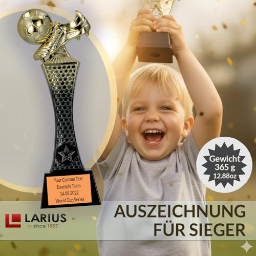 Trophée de football Larius de 26 cm pour récompenser vos joueurs - 2