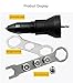 Electric Rivet Gun Drill Adapter Kit, 2.4-4.8mm Riveting Tool with Hexagon Wrench, Conversion Head and Chuck