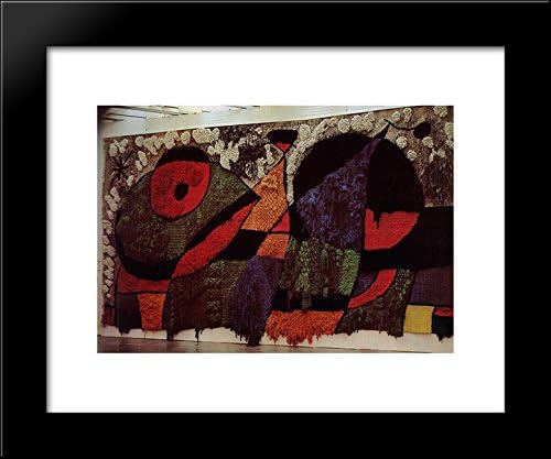 Big Carpet 20x24 Framed Art Print by Miro, Joan