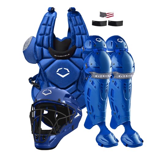 EvoShield SRZ-1™ Fastpitch Catcher’s Gear Kit- Royal Blue, Adult
