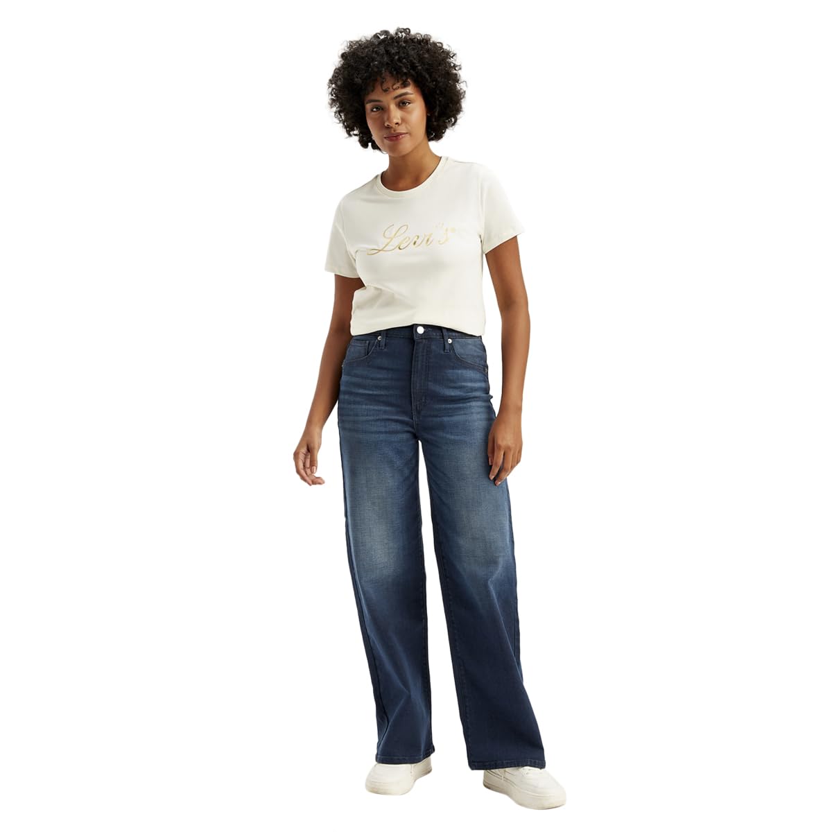 levi's Women's High Rise Wide Leg Jeans-picture-43