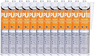 12 x Black Bond-It PU18 - High Strength Polyurethane Adhesive & Sealant EU3 Cartridge
