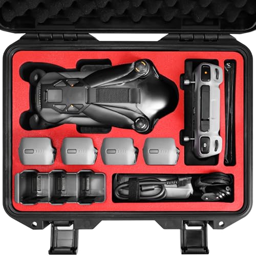 FPVtosky Mavic 4 Pro Case，Estuche Impermeable para dji Mavic 4 Pro Drone, Estuche Portátil para dji Mavic 4 Pro Fly More Combo Accesorios（Sólo Caso）