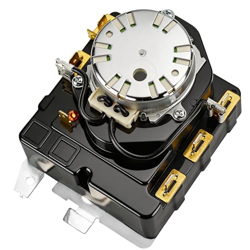 WE04X25280 TMD1EM35 234D2377P005 Dryer Timer Replacement for GE Hotpoint GTD33EASK0WW GTX22EASK0WW GTX33EASK0WW HTX21EASK0WW GTX52EASP0WB GTX33EASK1WW GTD33EASK1WW WE04X25280-24PK AP6032628 PS11763067