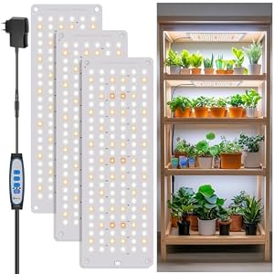 Aumtrly LED Pflanzenlampe Vollspektrum 3er-Pack