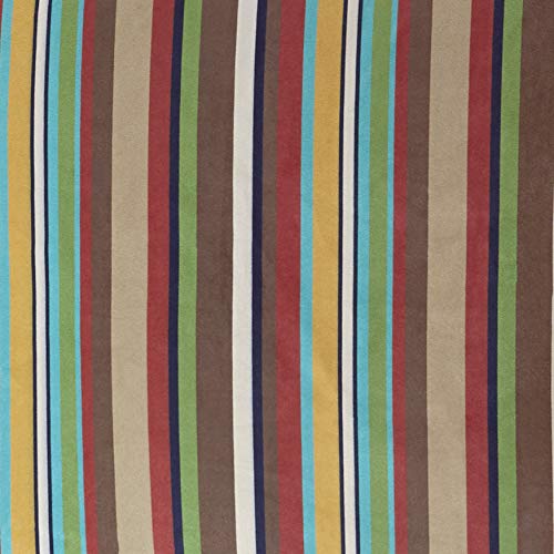 Hiend Accents Tammy Multicolor Stripe Western Bedskirt, King #TOP1