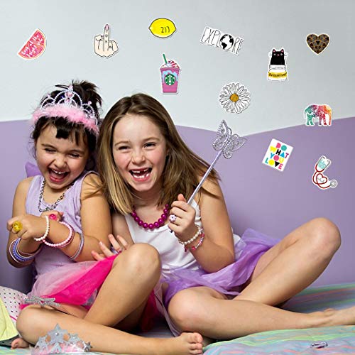 Adesivo de bagagem FunPa de 46 peças, adesivo decorativo para notebook DIY adesivo de grafite