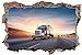 Produktbild LKW Truck Highway Wandtattoo Wandsticker Wandaufkleber D1228 Größe 70 cm x 110 cm