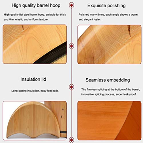 Cubeta de madera para spa de pies para pedicura miniatura 6