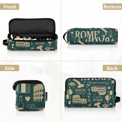 Bolsa de viaje y tapete resistente al calor para herramientas de cabello miniatura 5