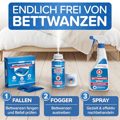 Bettwanzenfalle [5 Stück] Bettwanzenfalle zur Erkennung von Bettwanzenbefall - Überwachungszangenfalle im Set mit starken Lockmittel, Überwachungssystem hergestellt