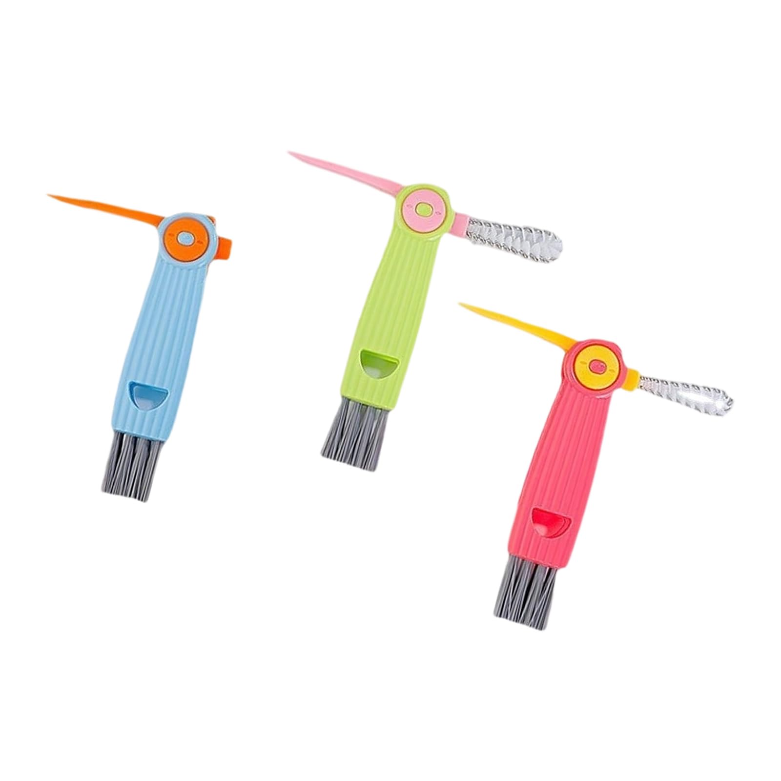 Zxfdsfdbnm Multifunctional Bottle Cleaning Brushes Cup Lid 3PCs Safe Food Grade Cleaning Brush Accessories Nylon Scrub Brush for Bottles