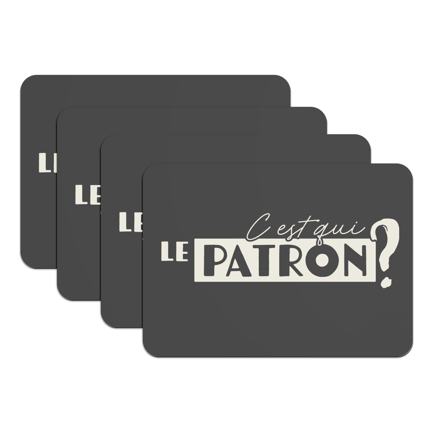 Sets de table humour noir parfaits pour animer vos repas entre amis