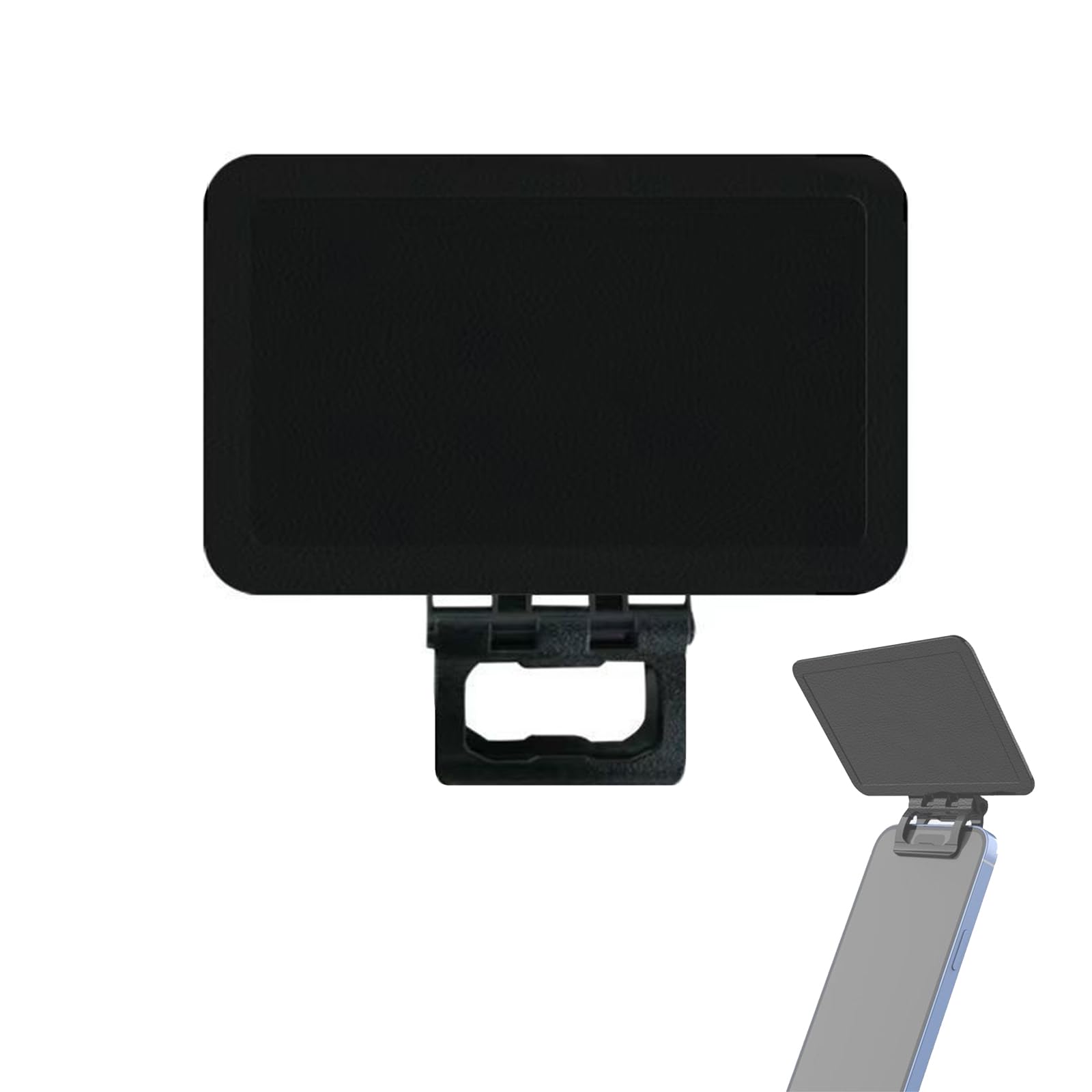 LKCCTK スマホ用サンシェード 反射防止サンシェードカバー 覗き防止 反射防止 グレア防止 遮光 画面保護 遮光 断熱 折り畳み式 携帯用 ワンタッチ取り付け 多角度調整可能 自転車 車 バイク用