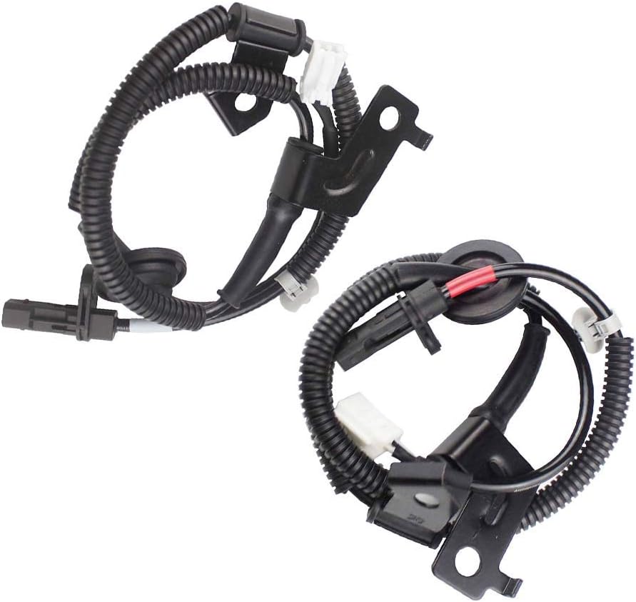 Set of 2 ABS Wheel Speed Sensors for 2006-2007 Hyundai Azera; 2005-2006 Hyundai Sonata Rear Left + Right