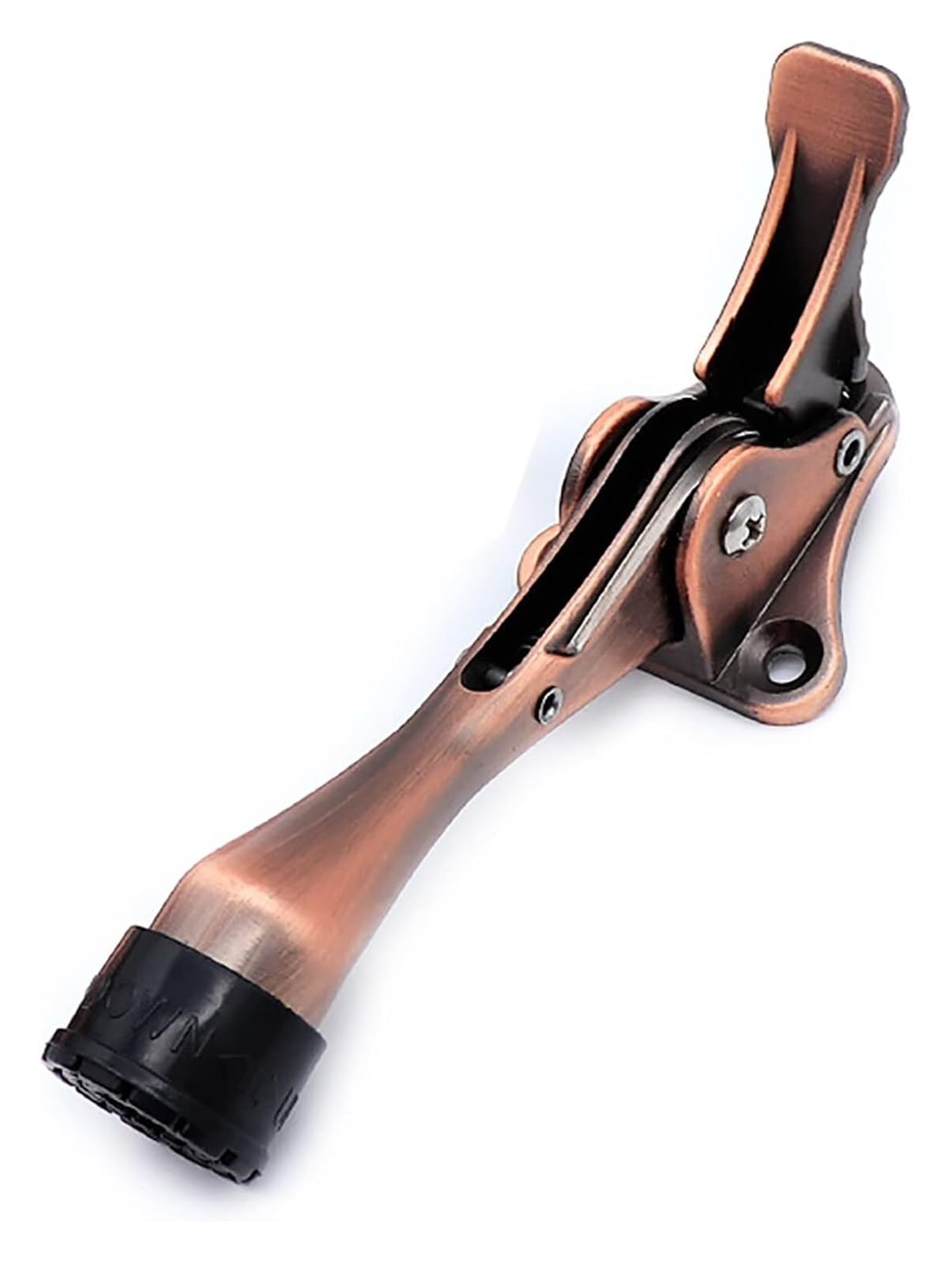 Cvbgnjm Brown Door Stop, Hands- Kick Stopper - Adjustable Height, Non-Slip For All Floor Types(,175Mm)