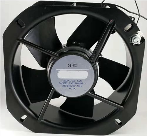 TA22580HBL-2 220/240V 0.31A 225X225X80MM 2-Wire Cooling Fan