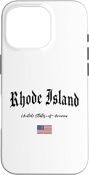 iPhone 16 Pro Rhode Island Gothic Design Smartphone Case