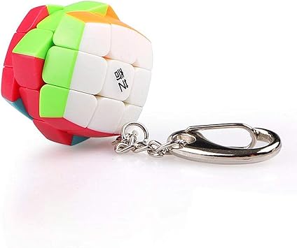 LiangCuber QY Toys 3x3 Keychain Cube Mini 3x3 Speed Cube Stickerless 3cm Keyring Puzzle Cubes