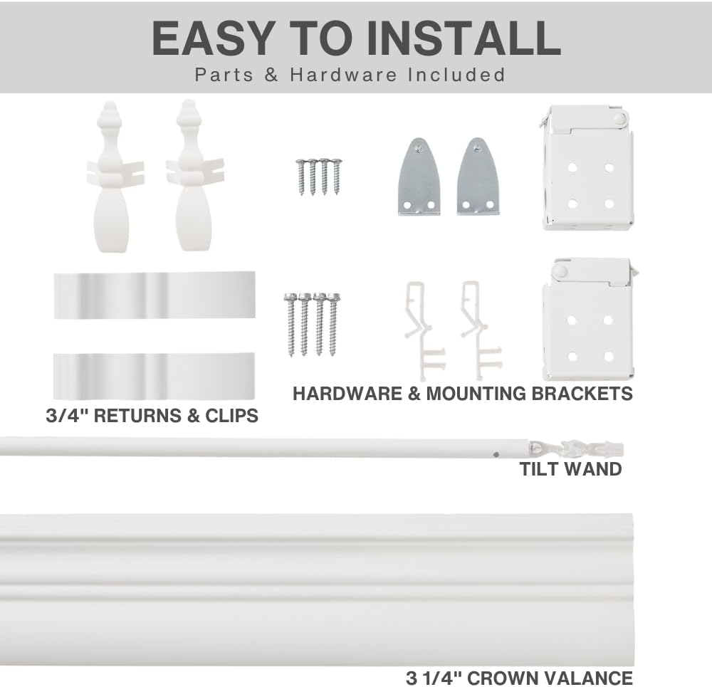 Lotus Windoware Cordless, 2 Inch Faux Wood Blind, 46.5 Wide x 60 Long, Window Blinds, Blinds Shades, Blinds for Indoor Windows, Embossed, Bright White Lotus Windoware Cordless, 2 Inch Faux Wood Blind, 46.5 Wide x 60 Long, Window Blinds, Blinds Shades, Blinds for Indoor Windows, Embossed, Bright White