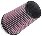 Ajuste a medida K&N Filtro de Aire Universal Cónico 89mm brida, 140mm base, 102mm parte superior, 203mm altura (RU-1045)