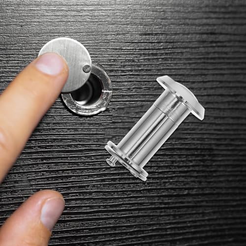 Kit de Mirilla para Puerta de Ángulo Amplio con Vista Clara de 220 Grados, Material Aleación de Zinc, Cubierta de Privacidad Mejorada para Seguridad de Hogar y Hoteles miniatura 7