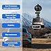 Super Radar Detector Mount,Super Car Windshield,Dashboard Suction Cup Bracket,Suitable for Escort IX,IXc,Max 3,Max 4,Max 360 MKII,Max360C,2020 Max 360 Radar Models (For w/EZ Magnet Connection Radar)