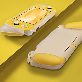 Switch Lite用保護ケース、Switch Lite用グリップケースカバー シリコングリップカバー、傷防止と衝撃吸収ソフトTPUB-for LITE