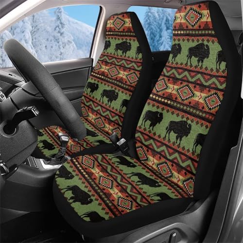 Couvre sieges auto universels Taureau Aztèque 52X138cm pour siege avant de camion