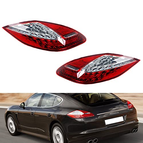 For Porsche Panamera 2010 2011 2012 2013, Car Led Rear Tail Light Brake Driving Lamp Warning Turn Signal 97063141605 97063141604 #TOP1