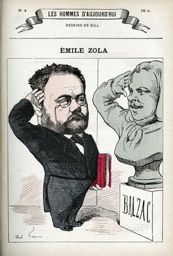 Art Mural Classique Portrait Emile Zola Tableaux Moderne Toile
