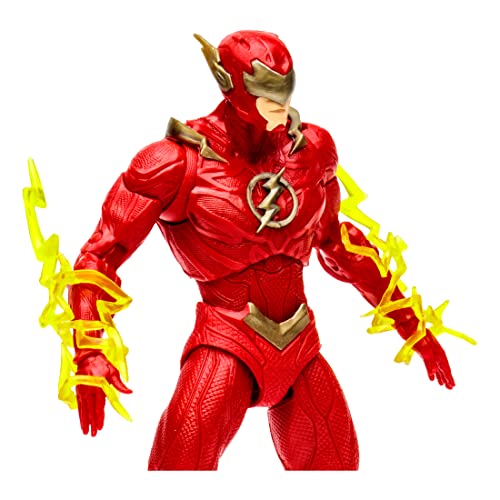 Mcfarlane Toys Dc Direct - Page Punchers 7" Figure With Comic - The Flash Wave 2 - The Flash (Barry Allen) #TOP3