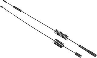 Simulation Antenna, Metal Simulation Antenna, 2 Pcs Metal Decoration Accessory Parts Simulation Antenna for Traxxas TRX-4 RC Crawler Car