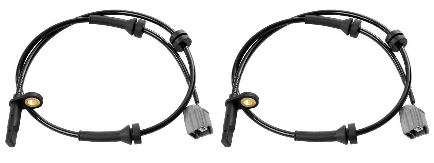 2PCS Front ABS Wheel Speed Sensor Left & Right Compatible with 2014-2020 Nissan Rogue, 2014 Nissan Rogue Select Driver & Passenger Side ABS Sensor Replace ALS2526, 2ABS3009, 47910-4BA0A, 47910-4CL0A