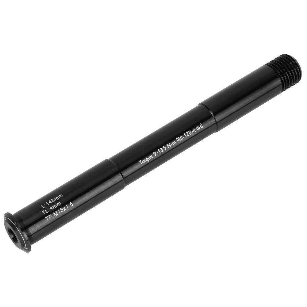 15x110 Thru Axle Front Fork Axle Aluminium Alloy Front Hu Requires M6 Key The Front Fork Axle Must Use an M6 B Tube Thru Shaft Boost for Rock Shox Front Fork (15X100MM (148L))