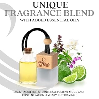 Inviktos Car Cologne Air Freshener for Men with Vent Clip | Strong Automotive Freshener with Inviktos Fragrance | Odour Eliminating Car Air Fresheners by Perfa