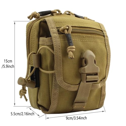 Riñonera táctica Molle de estilo militar para ciclismo 6