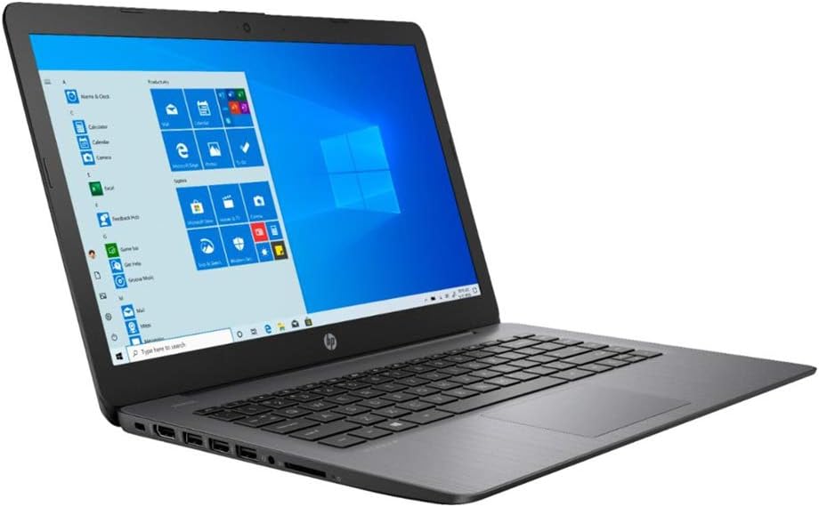 HP 2021 Newest Stream 14 Inch Non-Touch Laptop, AMD A4-9120e up to 2.5 GHz, 4GB RAM, 64GB eMMC, Windows 10 S (1 Year Office 365 Personal Included), Black + NexiGo 128GB MicroSD Card Bundle