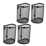 Diseño resistente y elegante: elaborado con metal de malla industrial, esta canasta de lápiz magnética combina una estructura robusta con una estética elegante y moderna para mejorar cualquier espacio de trabajo.