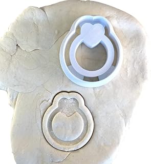 Wedding Ring - Cookie Cutter - Cute Cutter - Biscuit - Fondant - Clay cutter - Dough - One of a kind
