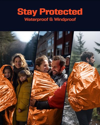 PREPARED4X-Mylar-Blankets-8-Pack-Waterproof-Emergency-Blanket-Rip-and-Tear-Resistant-Survivalist-Gear-Emergency-Thermal-Blanket-for-Outdoor-Survival