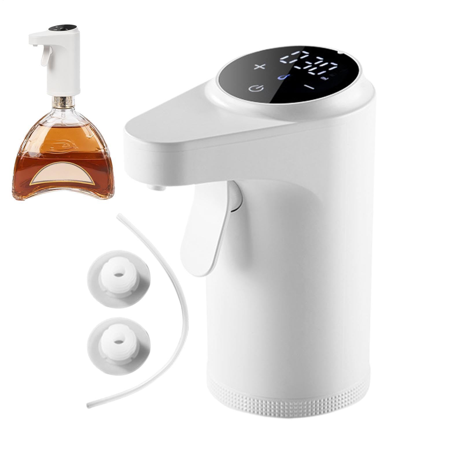 Aireador eléctrico de vino Dispensador con Pico de Precisión LED 1-999 ml