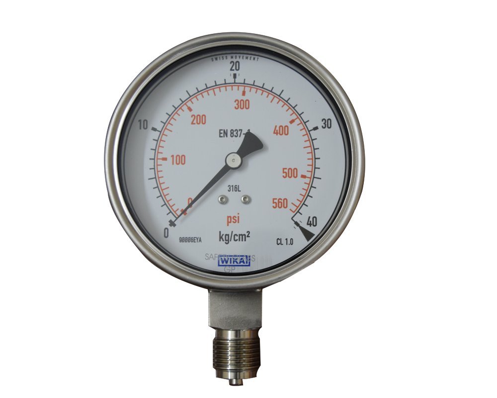 WIKA Pressure Gauge SS 316L-100mm along with Calibration Certificate + 12 Months Warranty (B0743CBY3K) Amazon Price History, Amazon Price Tracker