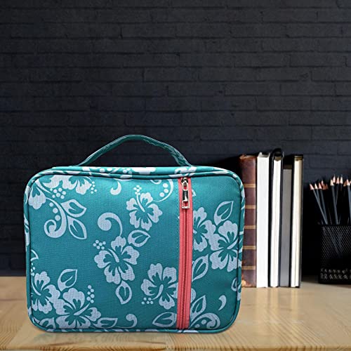 Capas da Bíblia para mulheres - Padrão floral capa da Bíblia com alça | Bolsa de Igreja com Estampa