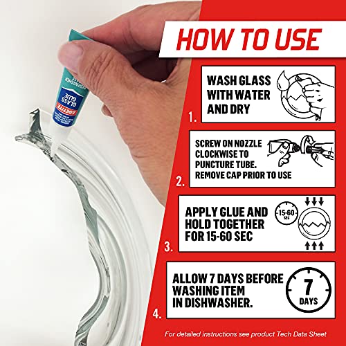 Loctite 2951362 Glass Glue, Dishwasher Safe thumb #3