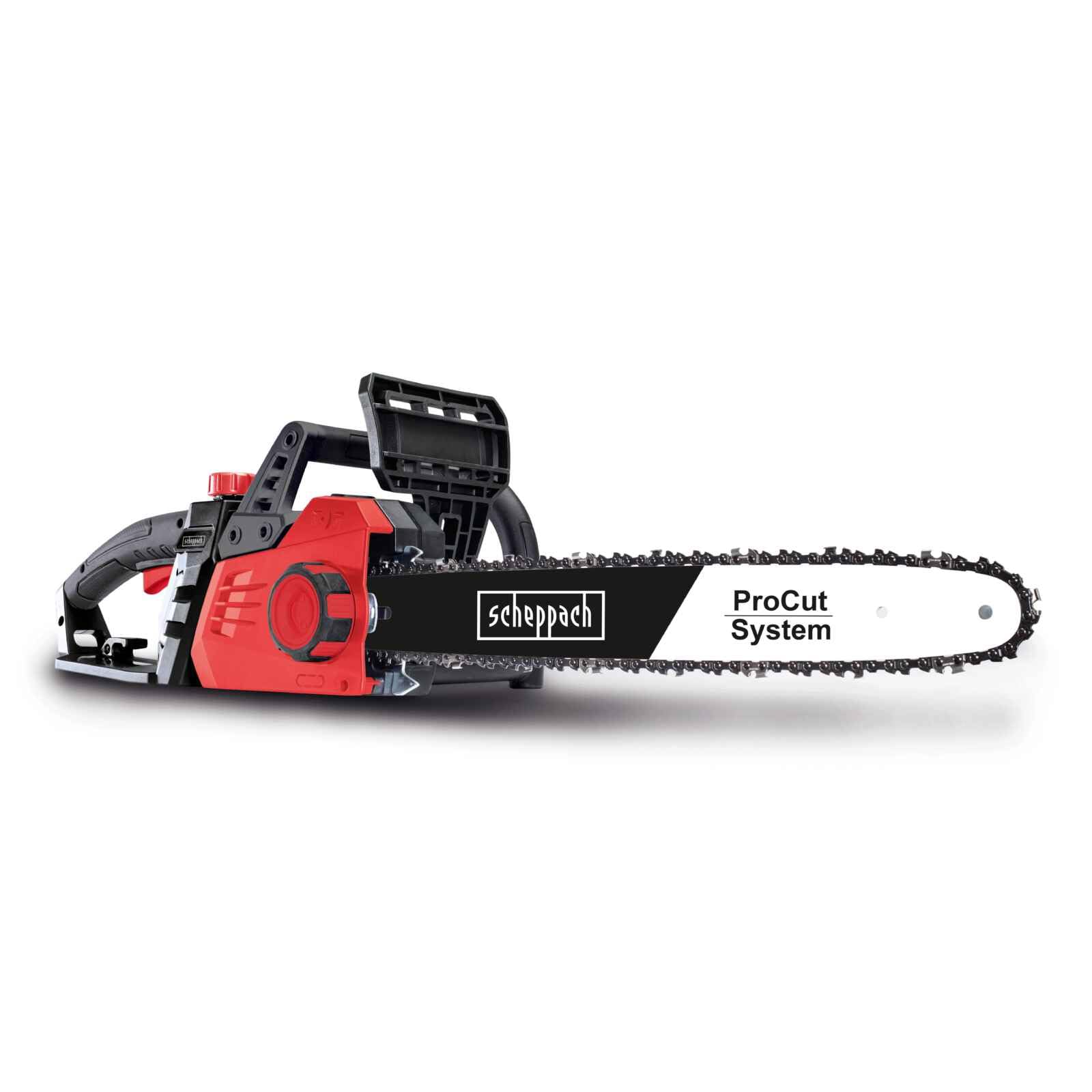 SCHEPPACH Elettrosega CSE2600-45,5 cm - 2400 W - Nera e rossa