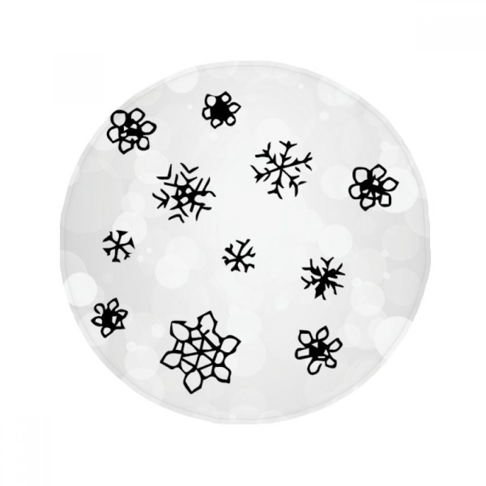 Tapis de cuisine antidérapant flocon de neige pour salon et entrée